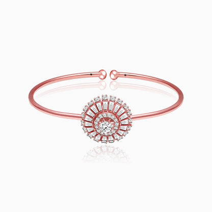 Anushka Sharma Rose Gold Baguette Sunshine Bangle Bracelet