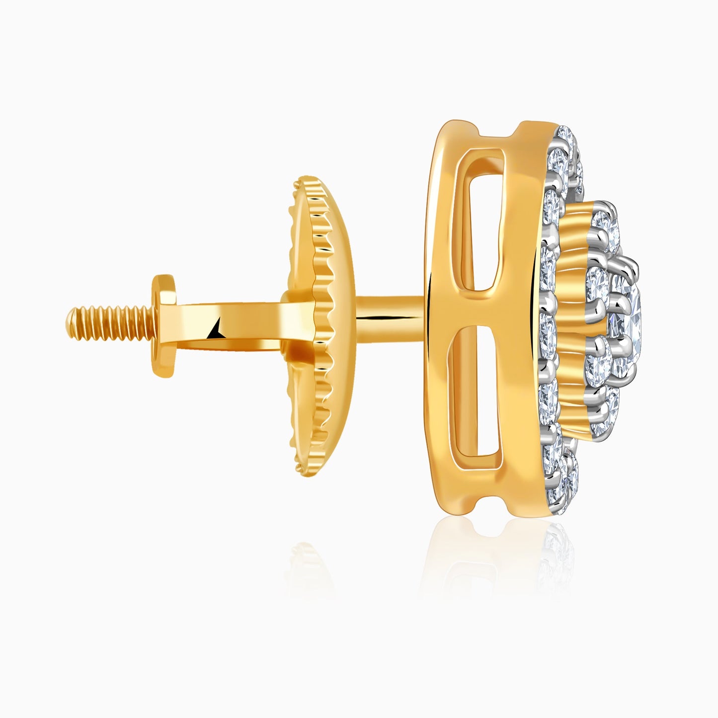 Gold After Glow Lab Grown Diamond Earrings
