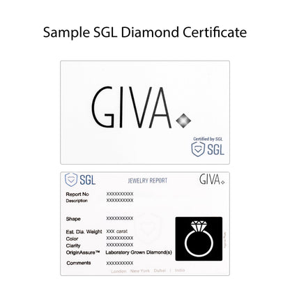 Gold After Glow Lab Grown Diamond Earrings